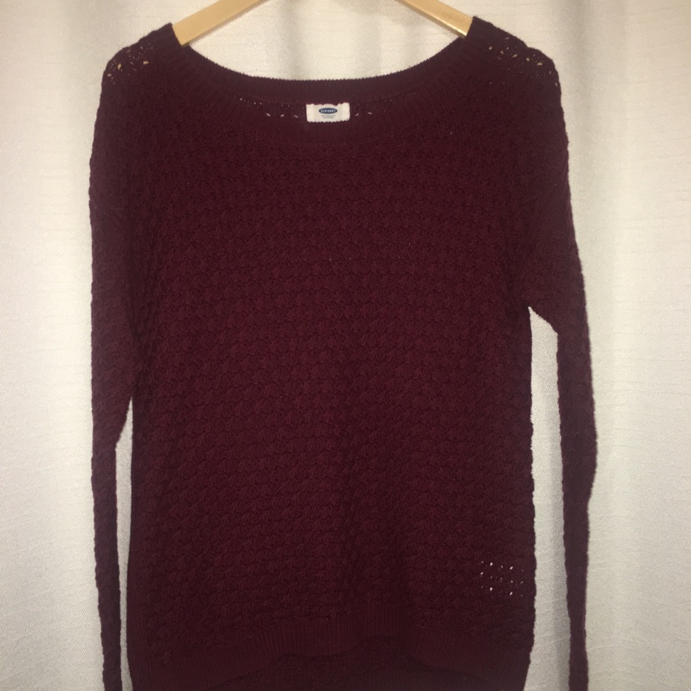 Old Navy Maroon Oversized Sweater!